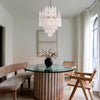 OLL-6006-AG-CL Ollie 26.25'' Chandelier | Lifestyle Image