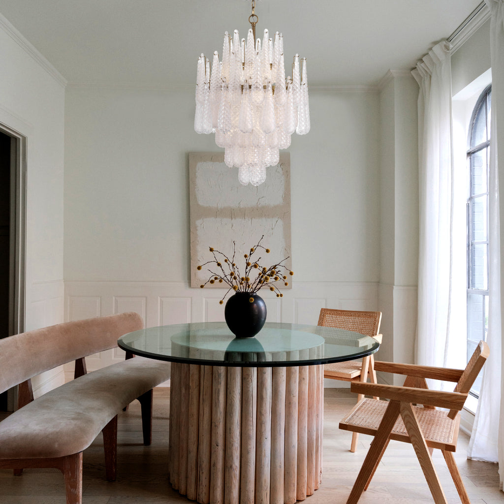 OLL-6006-AG-CL Ollie 26.25'' Chandelier | Lifestyle Image