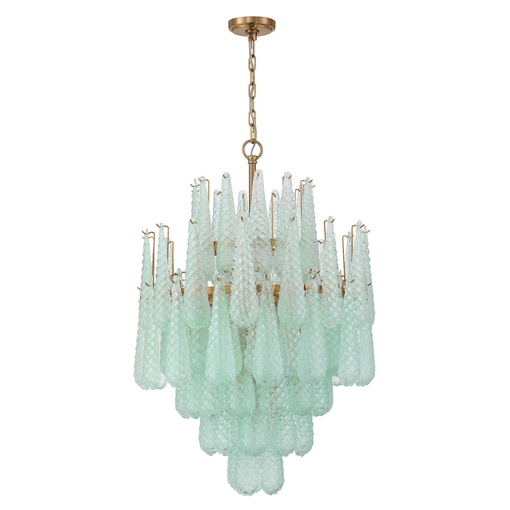 OLL-6006-AG-GR Ollie 26.25'' Chandelier | Alternate Image