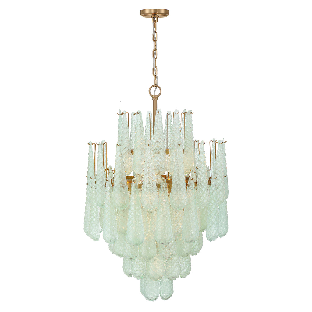 OLL-6006-AG-GR Ollie 26.25'' Chandelier | Alternate Image