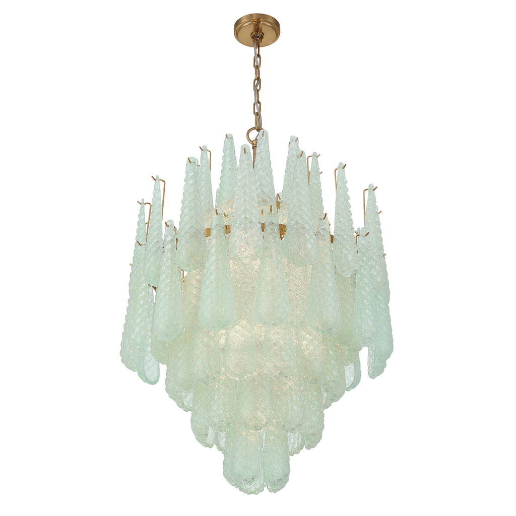 OLL-6006-AG-GR Ollie 26.25'' Chandelier | Alternate Image