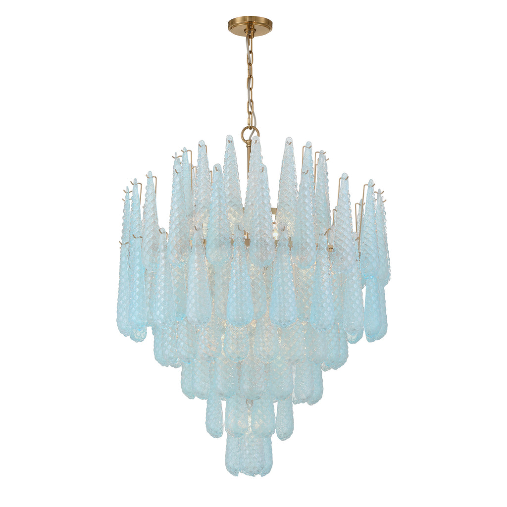 OLL-6008-AG-BL Ollie 21 Light Chandelier | Main Image