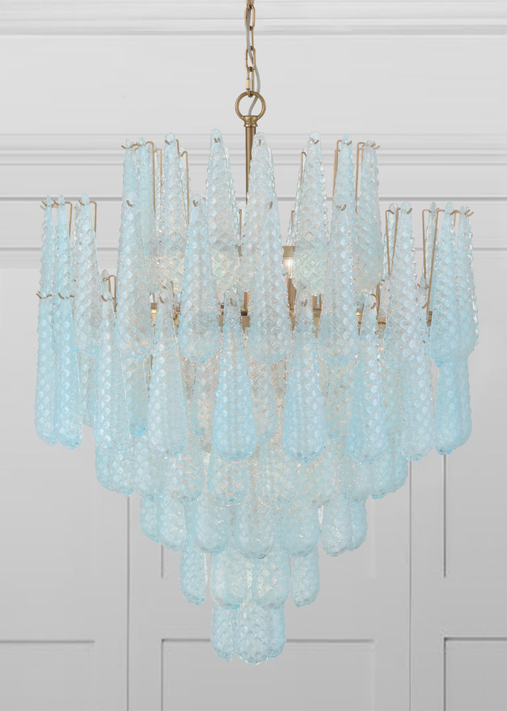 OLL-6008-AG-BL Ollie 21 Light Chandelier | Lifestyle Image