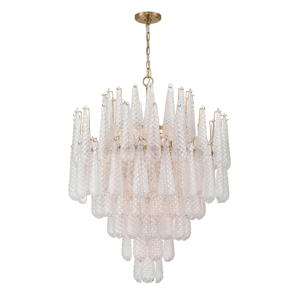 OLL-6008-AG-CL Ollie 21 Light Chandelier | Main Image