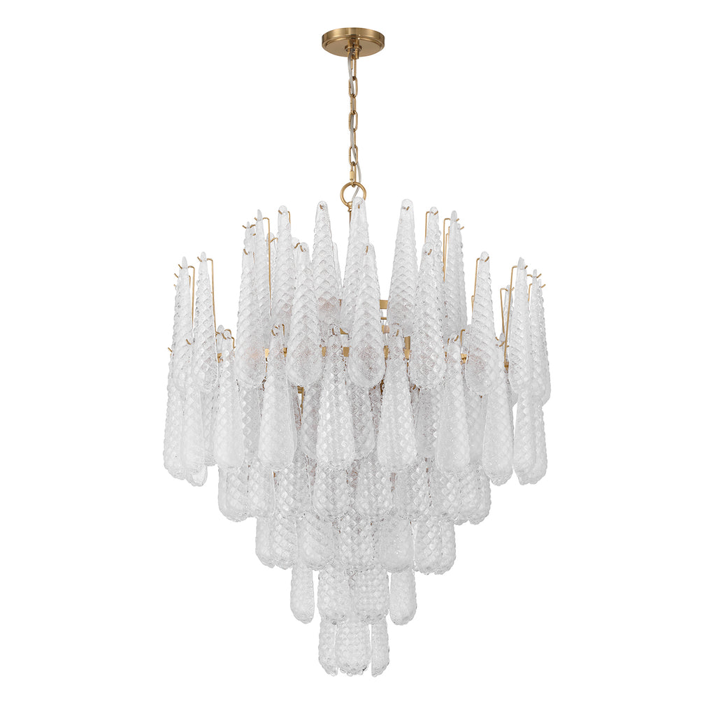 OLL-6008-AG-CL Ollie 21 Light Chandelier | Alternate Image