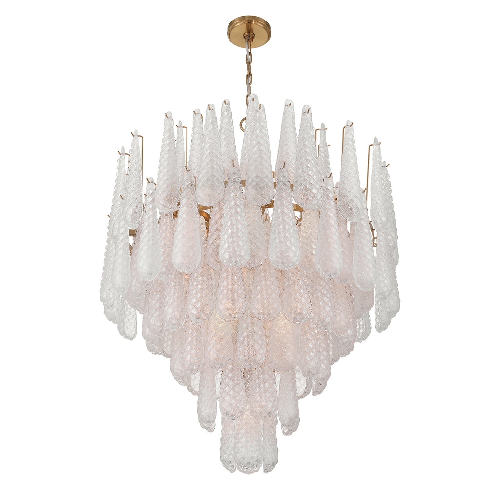 OLL-6008-AG-CL Ollie 21 Light Chandelier | Alternate Image