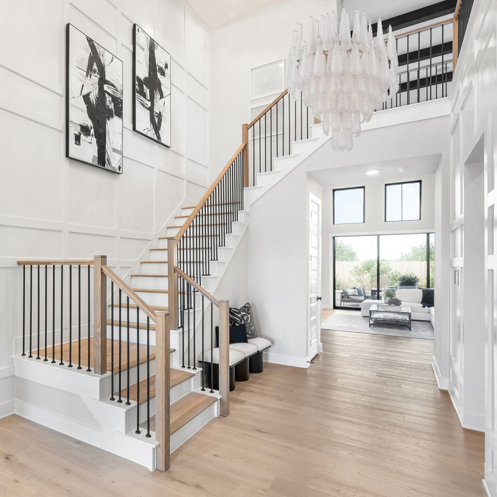 OLL-6008-AG-CL Ollie 33.25'' Chandelier | Lifestyle Image