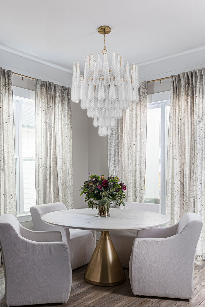 Crystorama Ollie 33.25'' Chandelier in Aged Brass - Lifestyle View