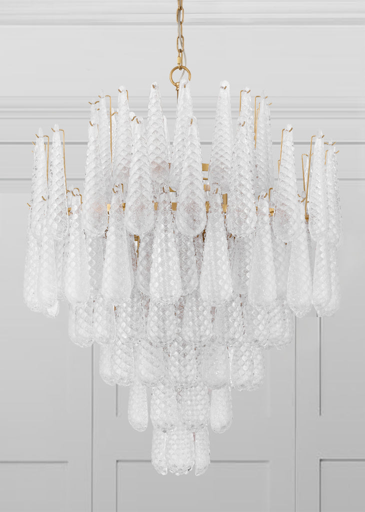 OLL-6008-AG-CL Ollie 21 Light Chandelier | Lifestyle Image