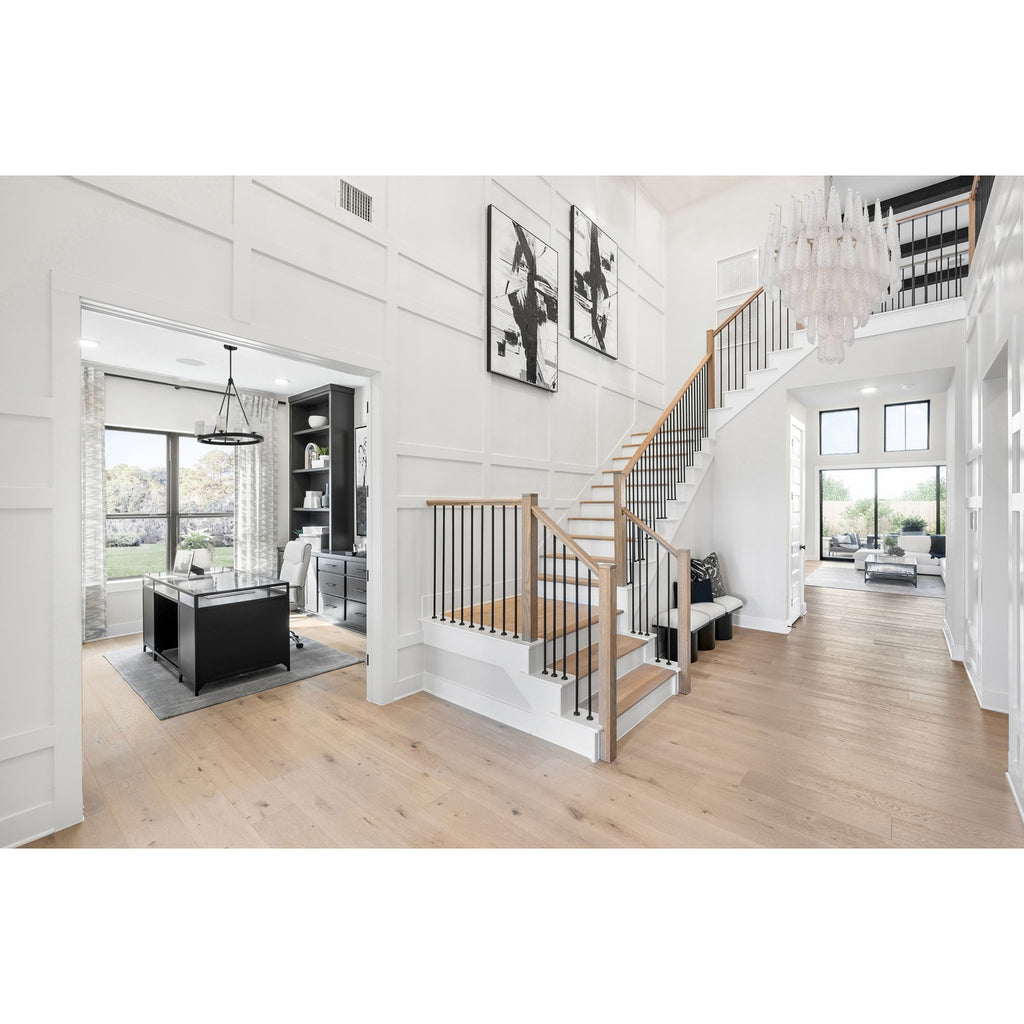 Crystorama Ollie 33.25'' Chandelier in Aged Brass - Lifestyle View