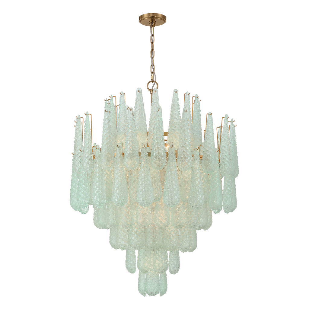 OLL-6008-AG-GR Ollie 21 Light Chandelier | Main Image