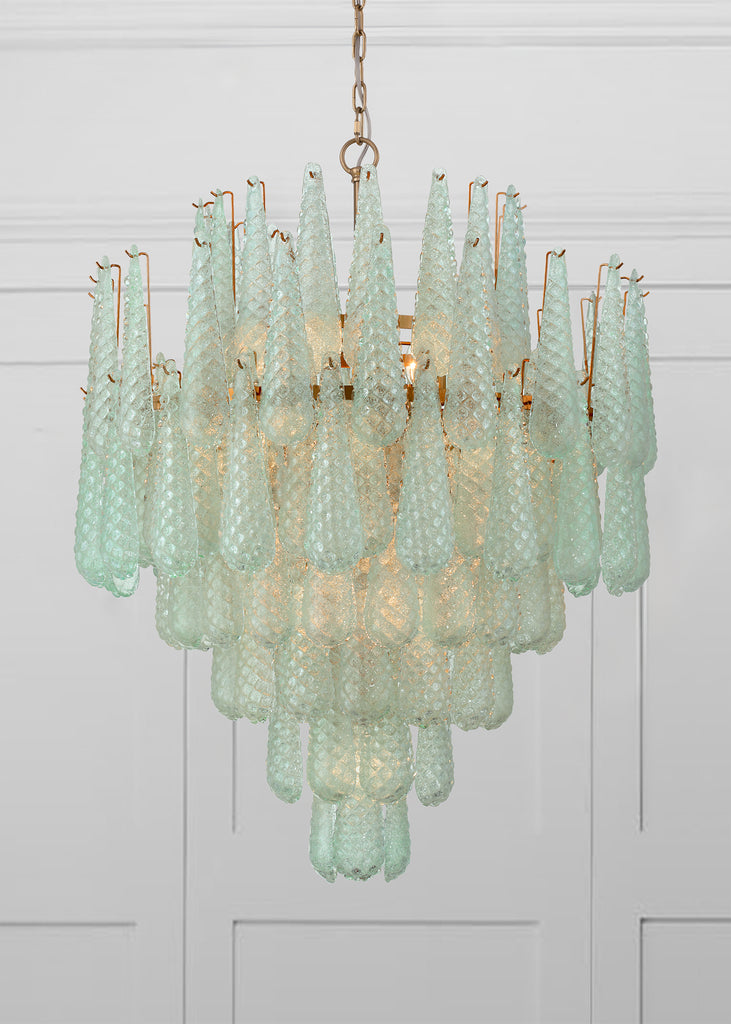 OLL-6008-AG-GR Ollie 21 Light Chandelier | Lifestyle Image