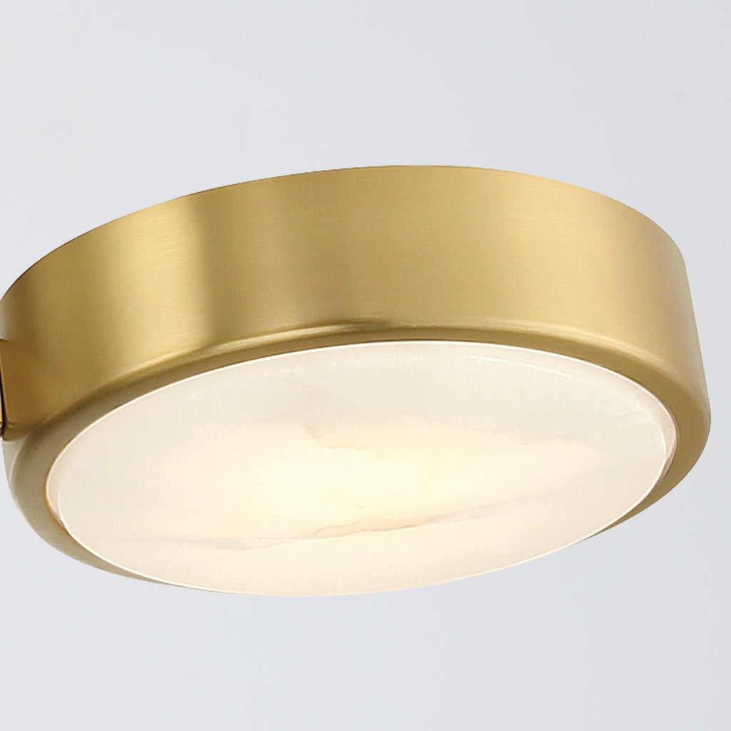 Crystorama Orson 22.5'' Semi Flush Mount in Modern Gold - Additional View
