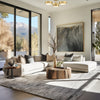 Crystorama Orson 22.5'' Semi Flush Mount in Modern Gold - Lifestyle View
