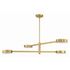 Crystorama Orson 54'' Linear Chandelier in Modern Gold - Additional View