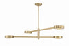 ORS-734-MG Orson 54'' Linear Chandelier | Main Image