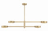 ORS-734-MG Orson 54'' Linear Chandelier | Alternate Image