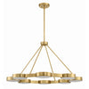 Crystorama Orson 38.5'' Chandelier in Modern Gold - Additional View