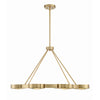 Crystorama Orson 38.5'' Chandelier in Modern Gold - Additional View