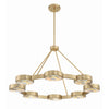 Crystorama Orson 38.5'' Chandelier in Modern Gold - Additional View