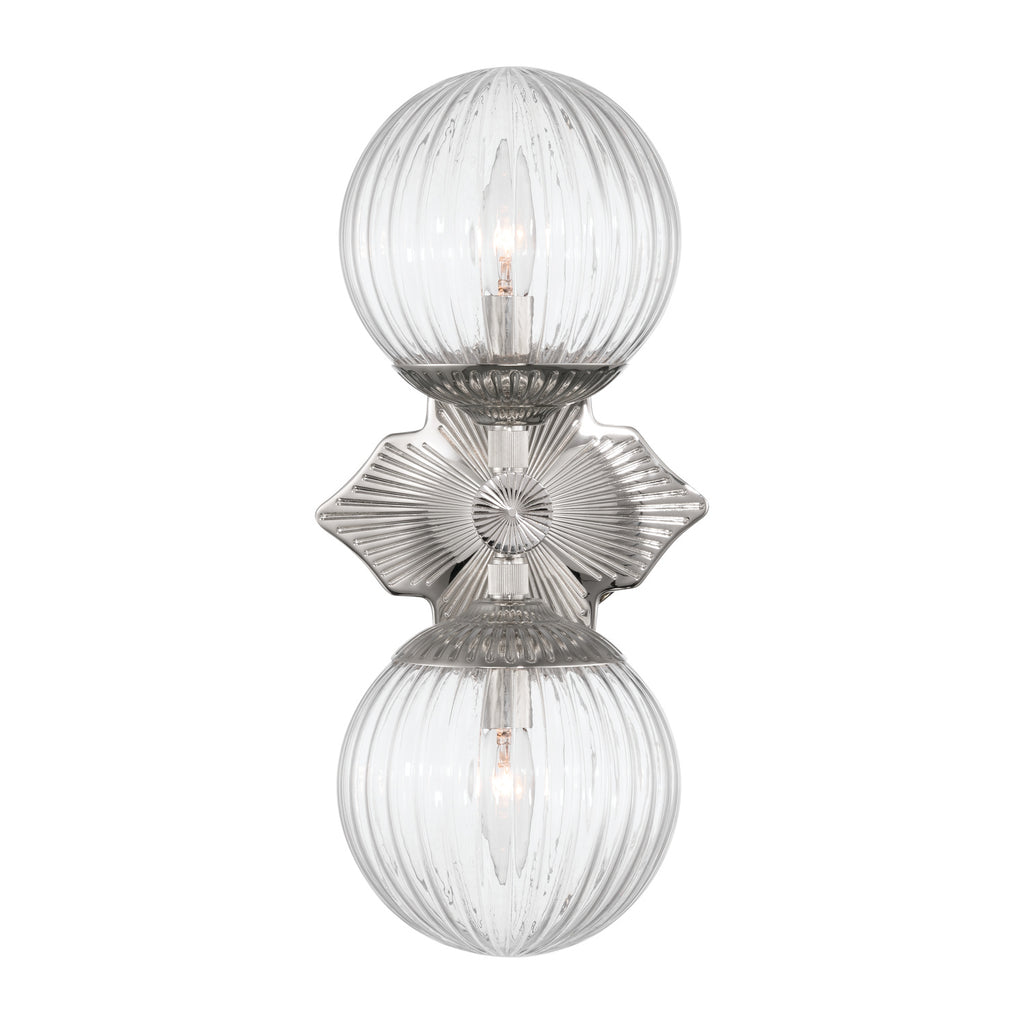 ORY-1002-PN-CL Orly 7.5'' Sconce | Alternate Image