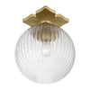 ORY-1003-AG-CL Orly 10'' Semi Flush Mount | Alternate Image