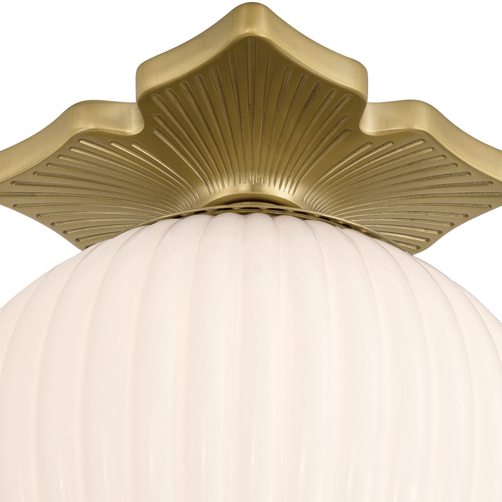 ORY-1003-AG-WH Orly 10'' Semi Flush Mount | Alternate Image
