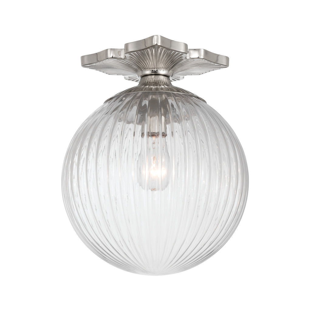 ORY-1003-PN-CL Orly 10'' Semi Flush Mount | Main Image