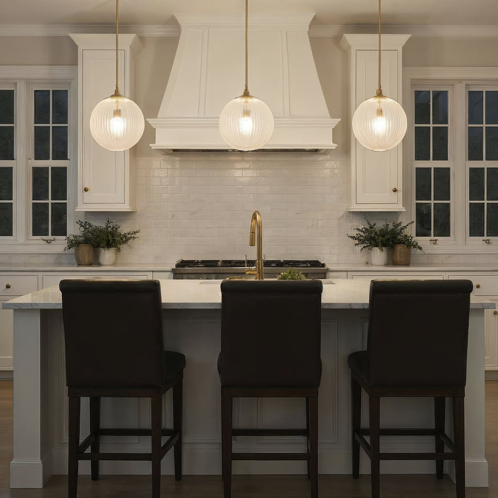 ORY-1007-AG-CL Orly 14'' Pendant | Lifestyle Image