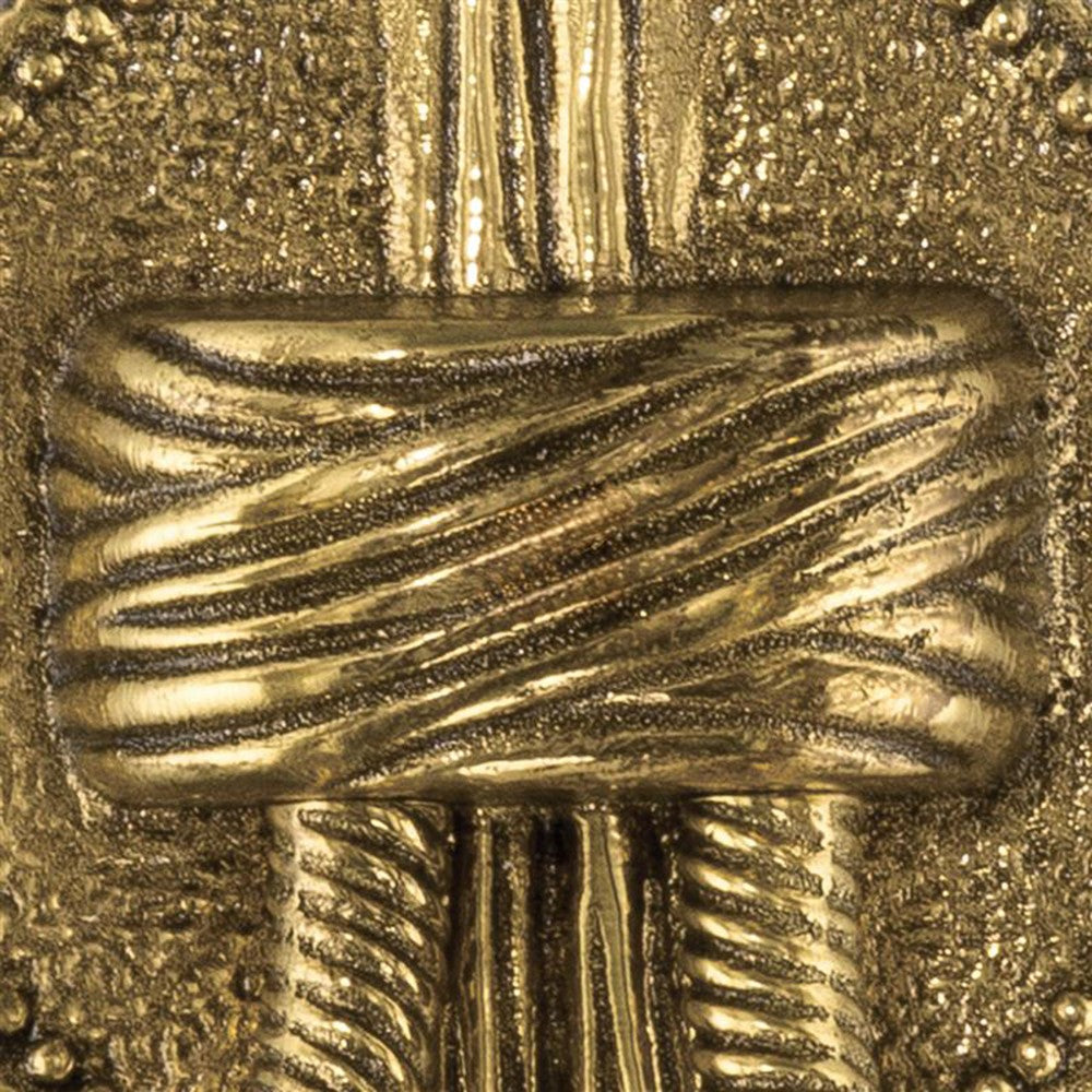 Crystorama Radley 8'' Flush Mount - Olde Brass Finish Detail