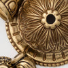Crystorama Waltham 18'' Flush Mount - Olde Brass Finish Detail