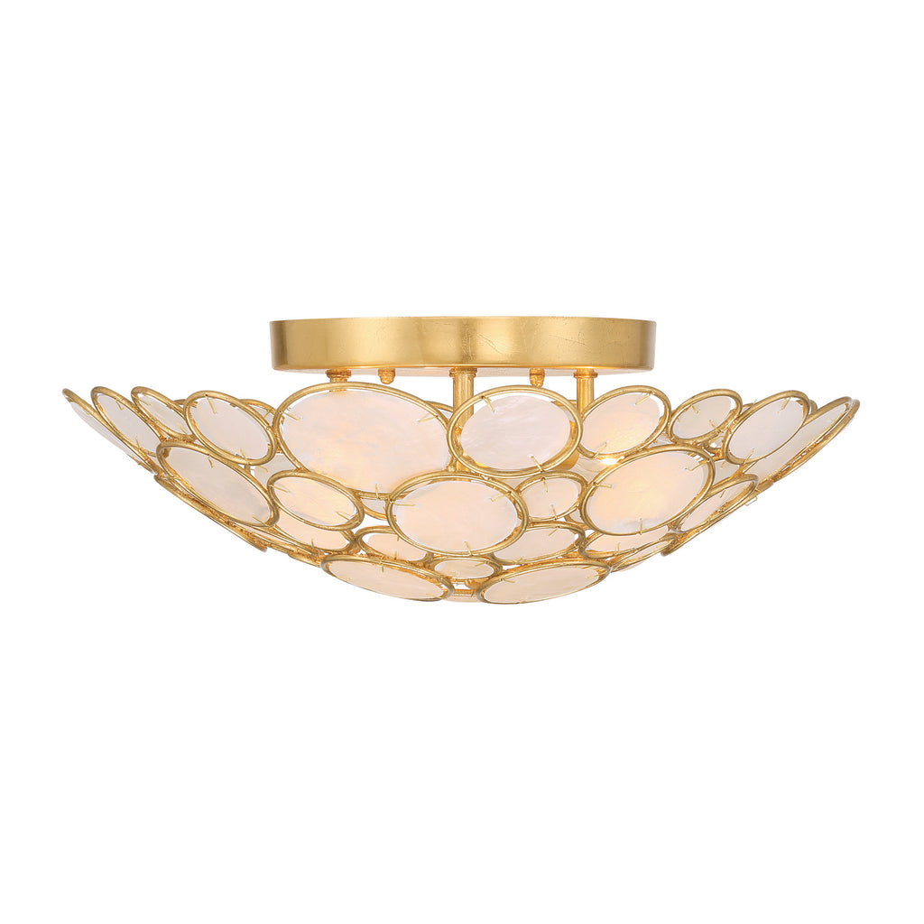 PAL-524-GA Palla 16'' Semi Flush Mount | Alternate Image