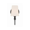 Crystorama Payton 5.5'' Sconce in Black Forged - Additional View