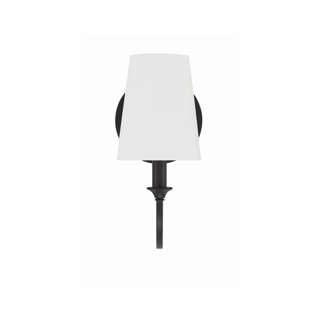 Crystorama Payton 5.5'' Sconce in Black Forged - Additional View
