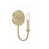 Crystorama Payton 5.5'' Sconce in Vibrant Gold - Additional View