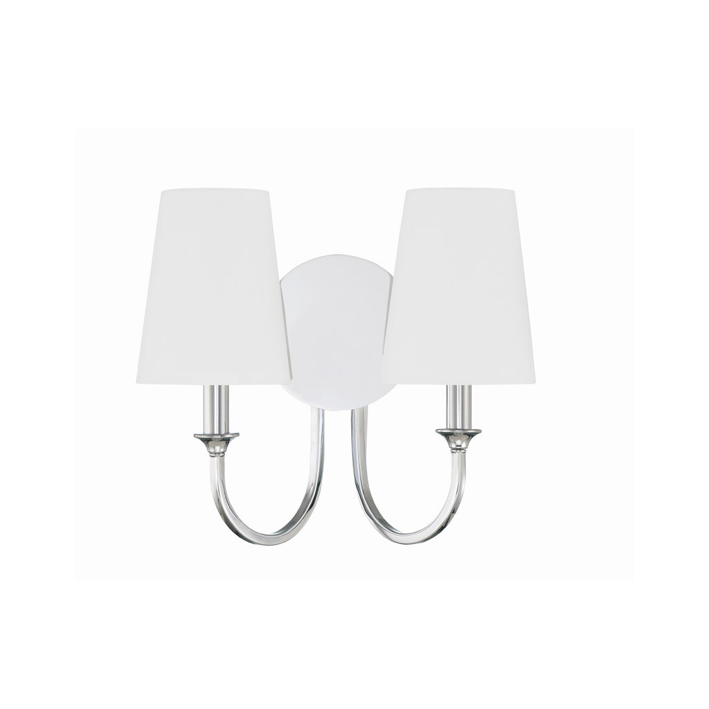 Crystorama Payton 13.5'' Sconce in Polished Chrome - Additional View