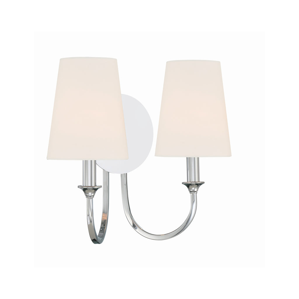 Crystorama Payton 13.5'' Sconce in Polished Chrome - Additional View