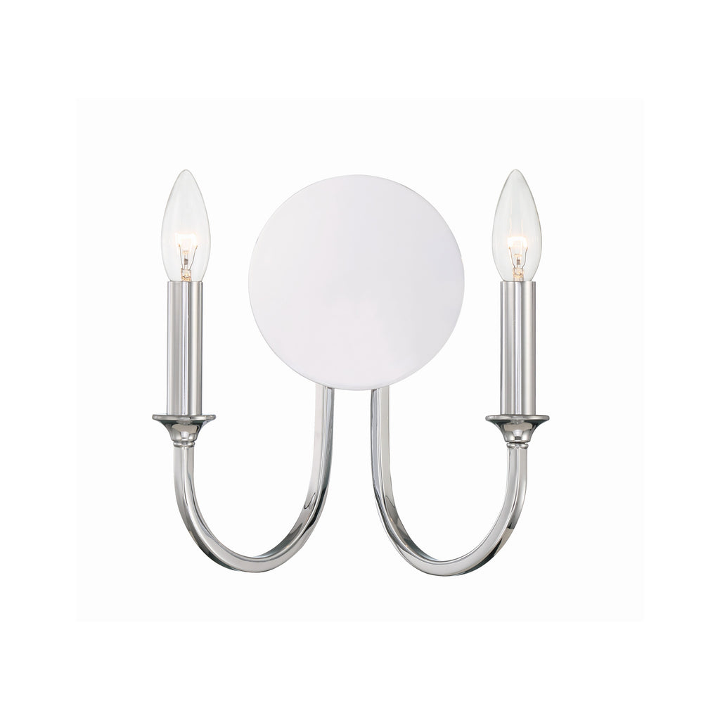 Crystorama Payton 13.5'' Sconce in Polished Chrome - Additional View