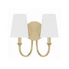 Crystorama Payton 13.5'' Sconce in Vibrant Gold - Additional View
