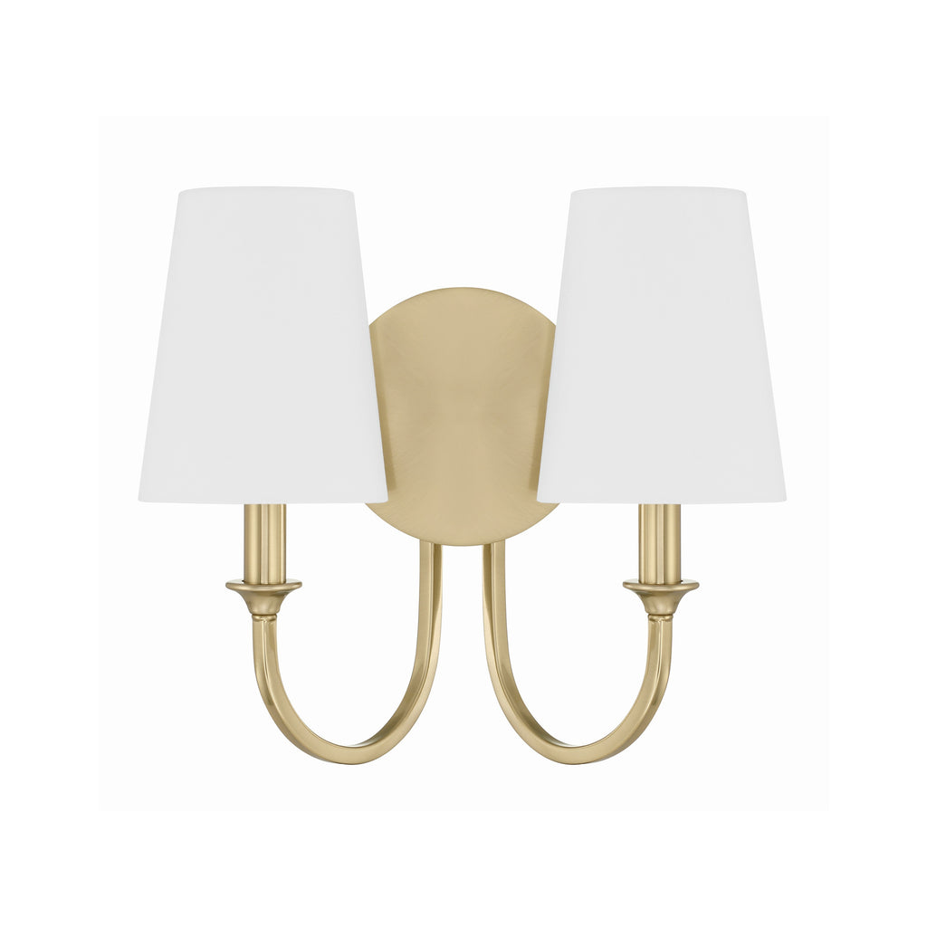 Crystorama Payton 13.5'' Sconce in Vibrant Gold - Additional View
