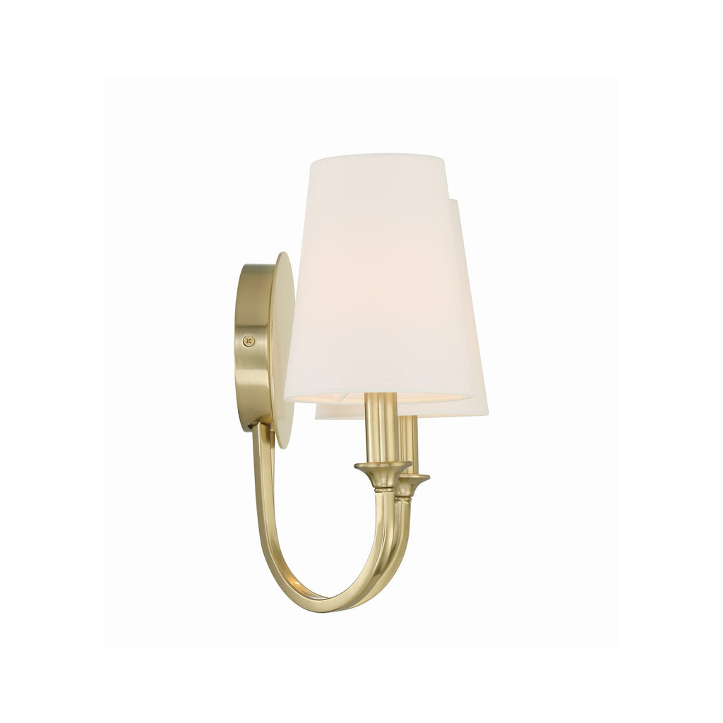 Crystorama Payton 13.5'' Sconce in Vibrant Gold - Additional View