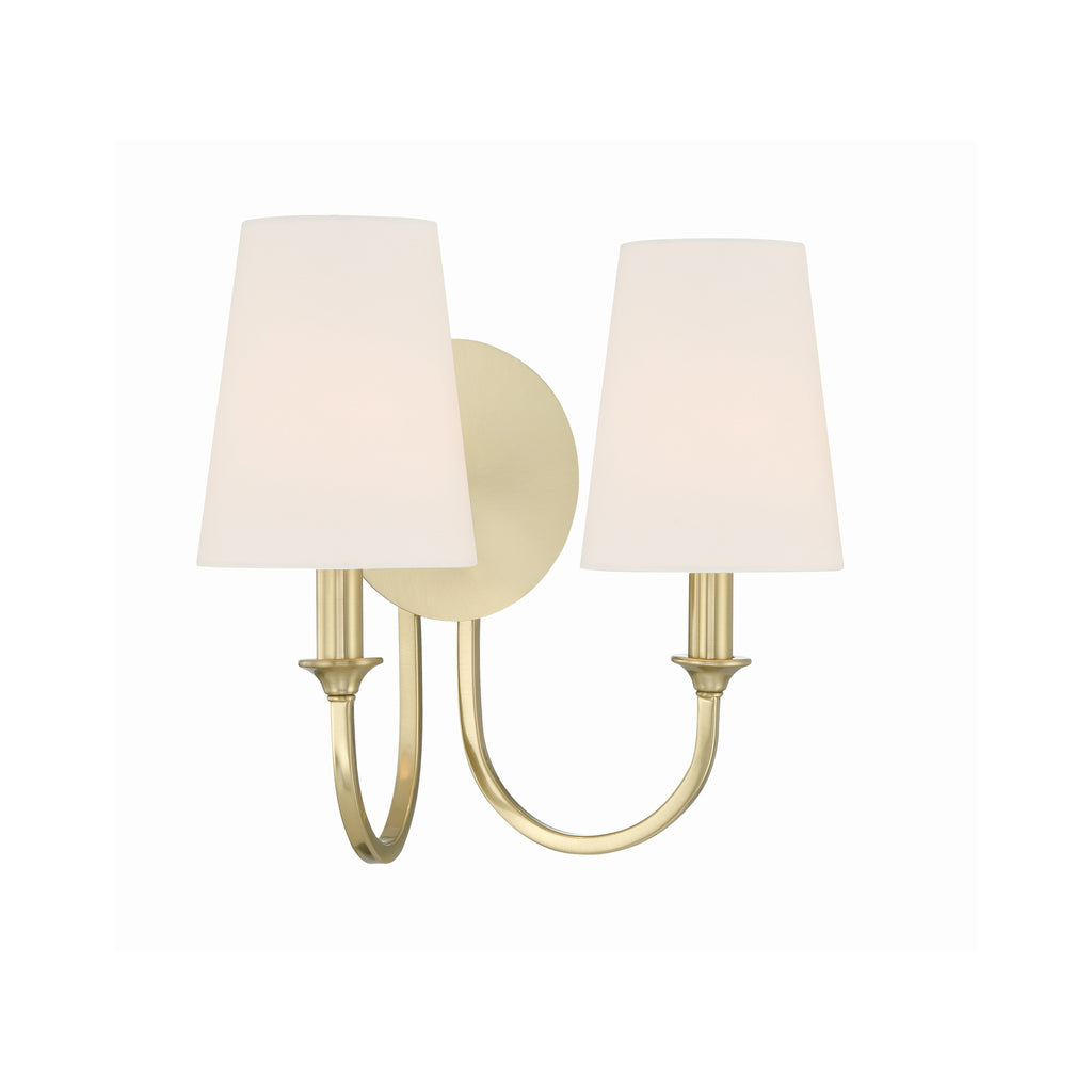 Crystorama Payton 13.5'' Sconce in Vibrant Gold - Additional View