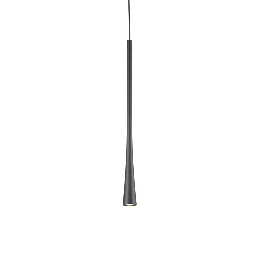PD15816-BK Taper 1 Light Pendant | Main Image