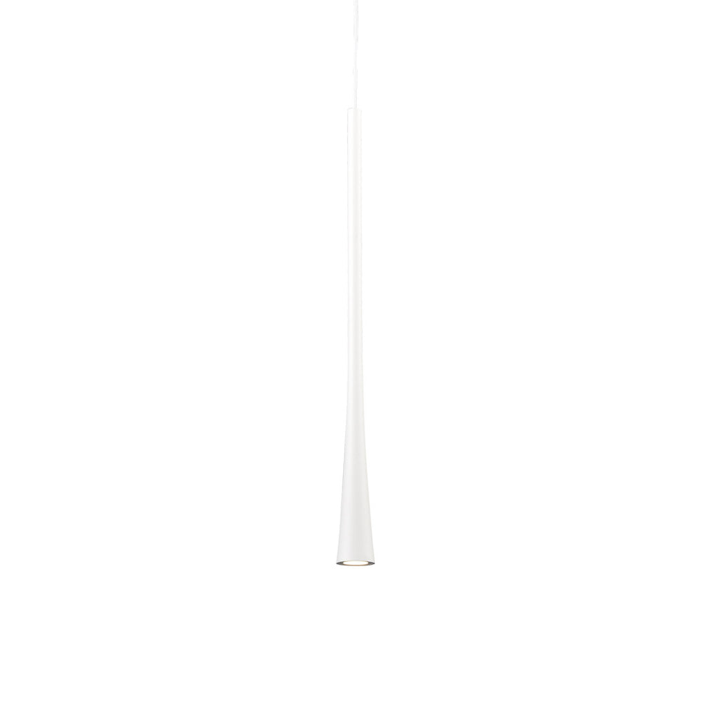 PD15816-WH Taper 1 Light Pendant | Main Image