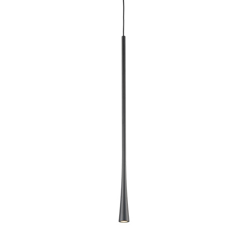 PD15824-BK Taper 1 Light Pendant | Main Image