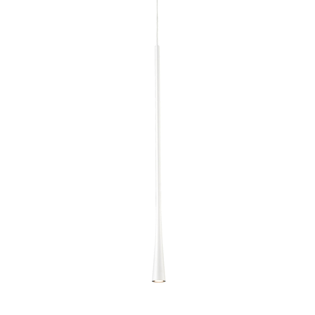 PD15824-WH Taper 1 Light Pendant | Main Image
