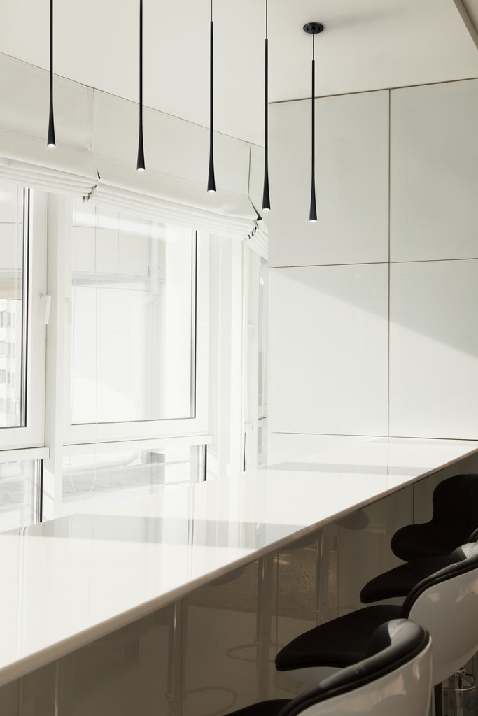 PD15832-BK Taper 1 Light Pendant | Lifestyle Image