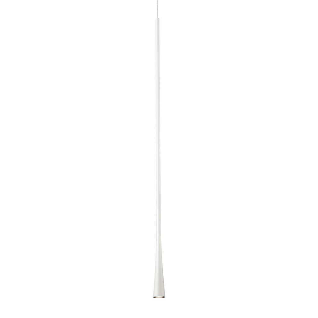PD15832-WH Taper 1 Light Pendant | Main Image