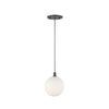 PD3106-BK/OP Bolla 1 Light Pendant | Main Image
