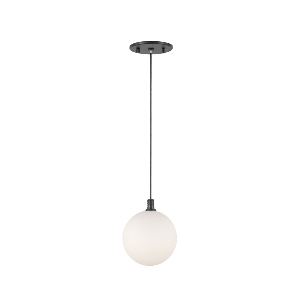 PD3106-BK/OP Bolla 1 Light Pendant | Main Image